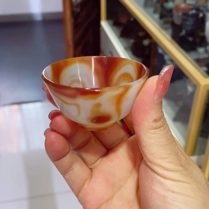 玛瑙/玉髓茶具未镶嵌冰****客