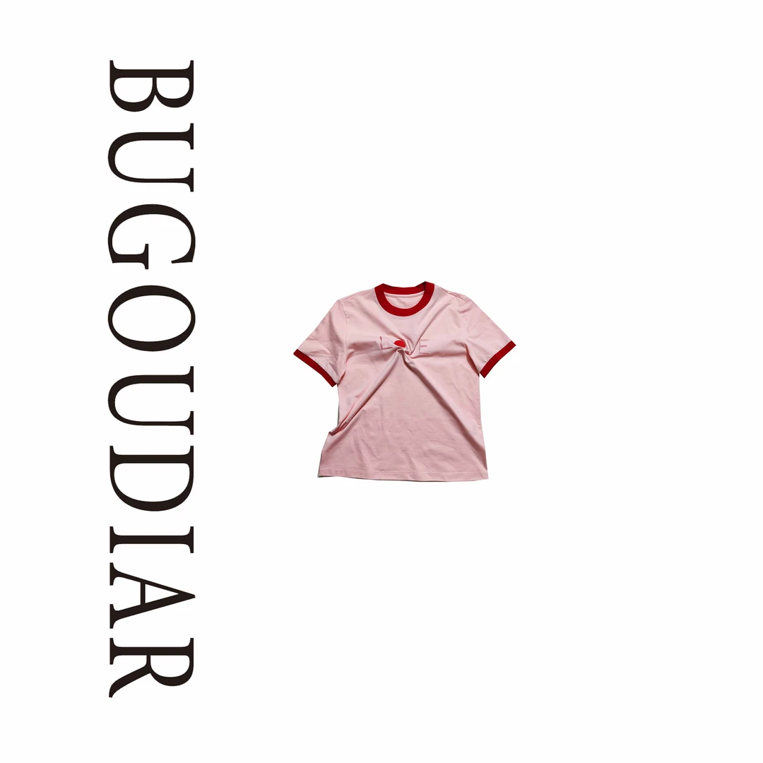 新款百搭时尚圆领短袖T恤BU2025T166