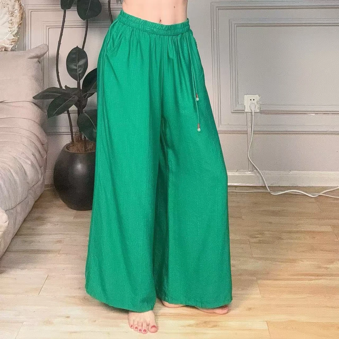 【欧洲站】天丝麻裙裤