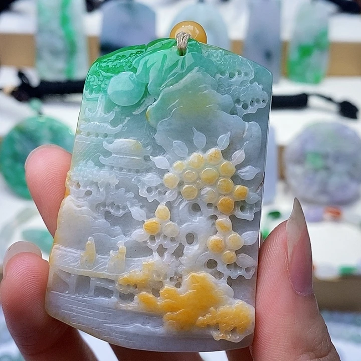 颈饰未镶嵌翡翠翡翠