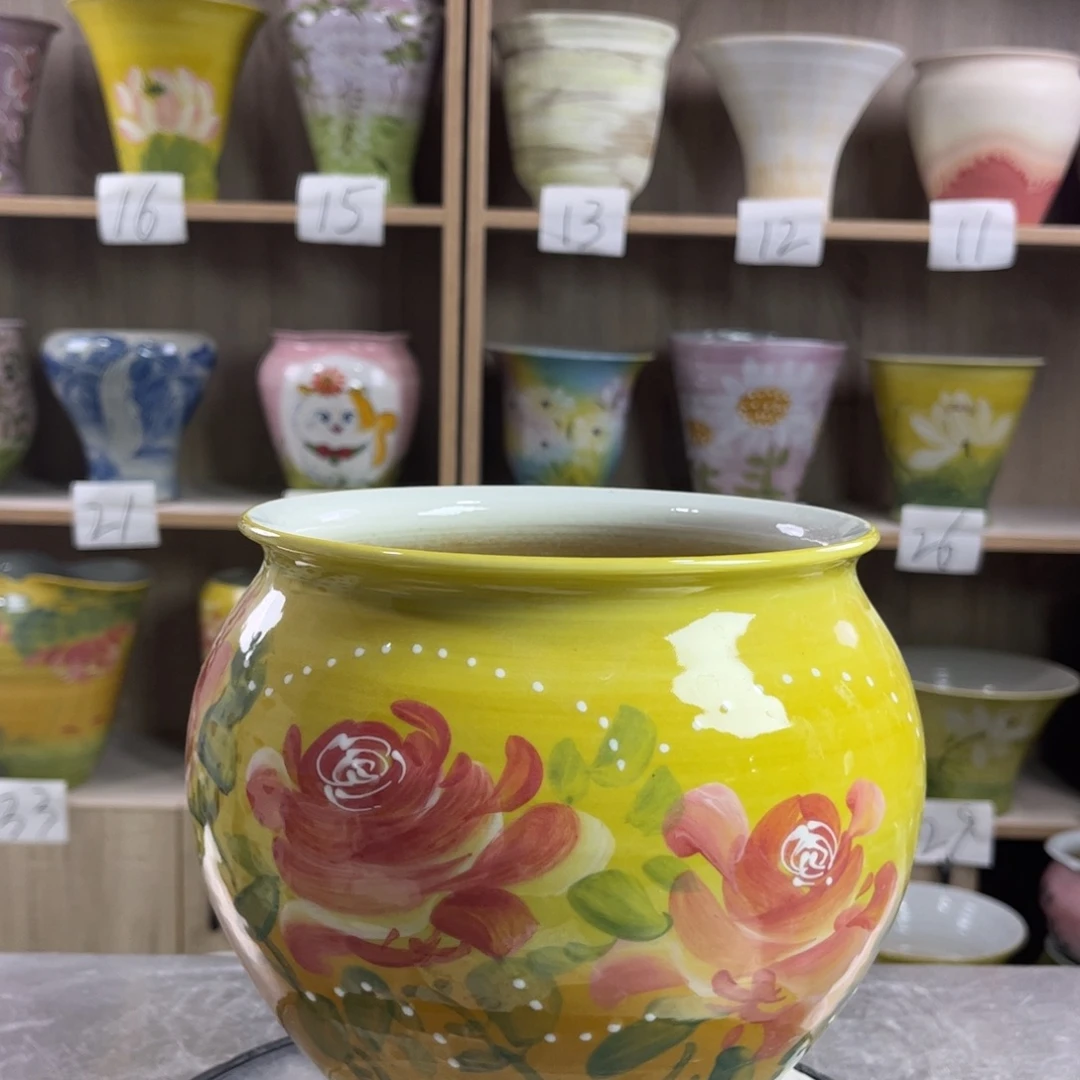 景德镇陶瓷花盆花盆