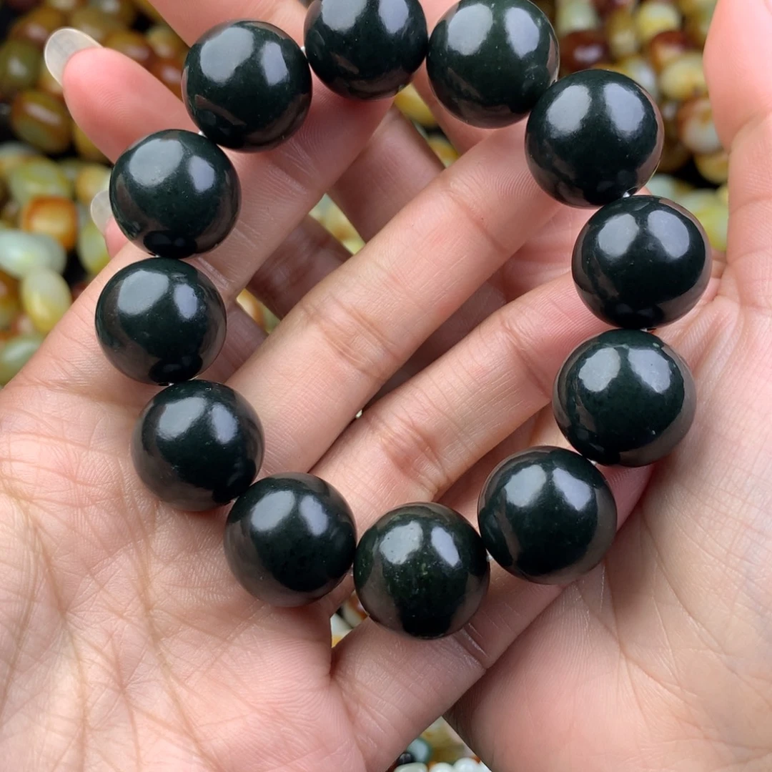 和田玉未镶嵌手链