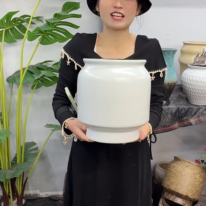 20×27 -粗陶花盆有孔-买买买