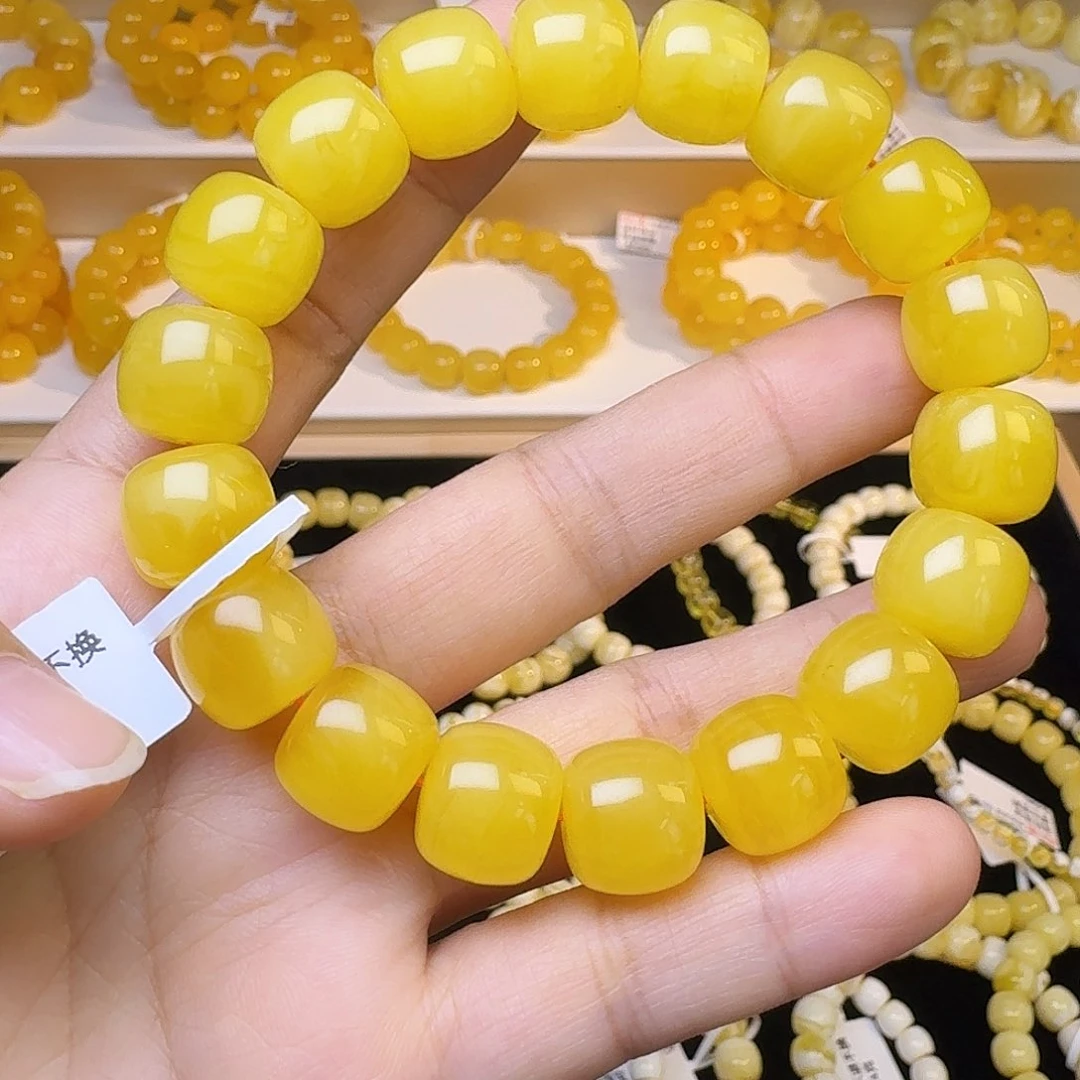 未镶嵌琥珀手链焦皮老型