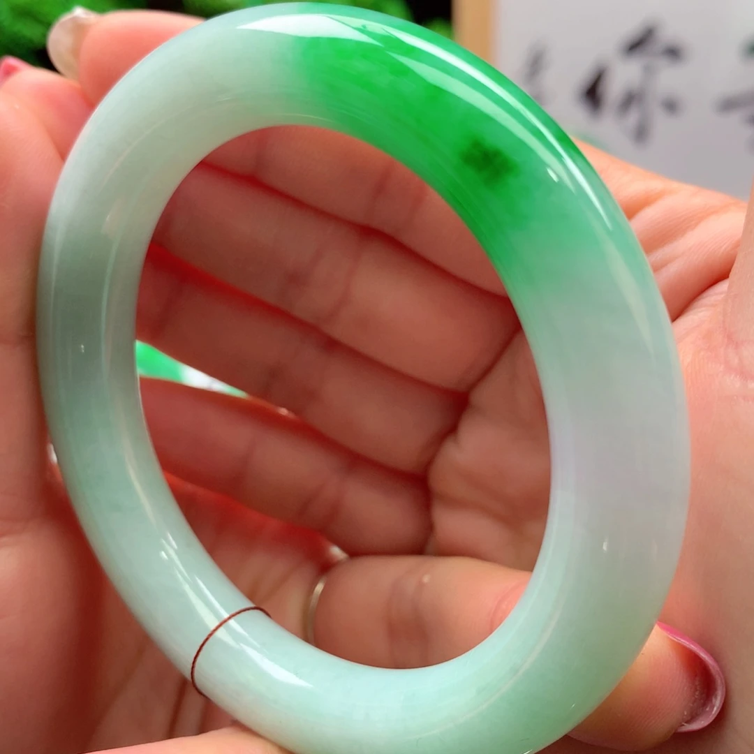 未镶嵌手镯翡翠缅甸56.6圈口