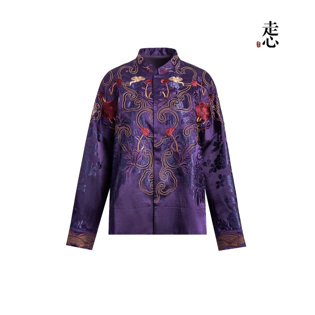【香云走心】 年年有鱼紫 外套24ZWT5193