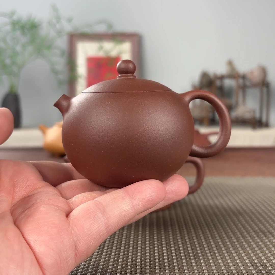 紫砂茶壶黄龙山原矿紫砂壶150