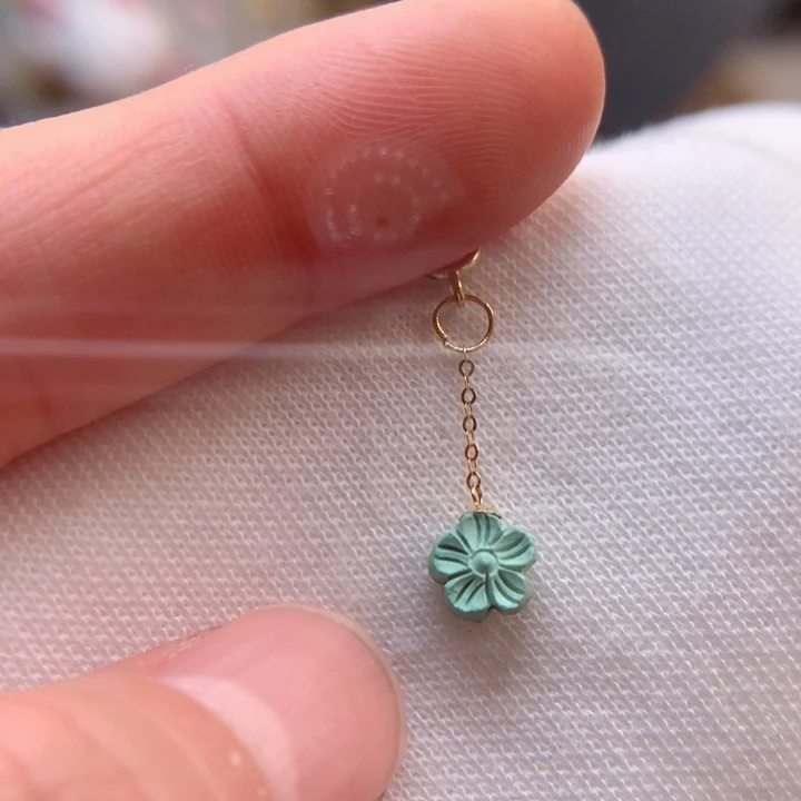 绿松石绿松石配饰18K金镶嵌