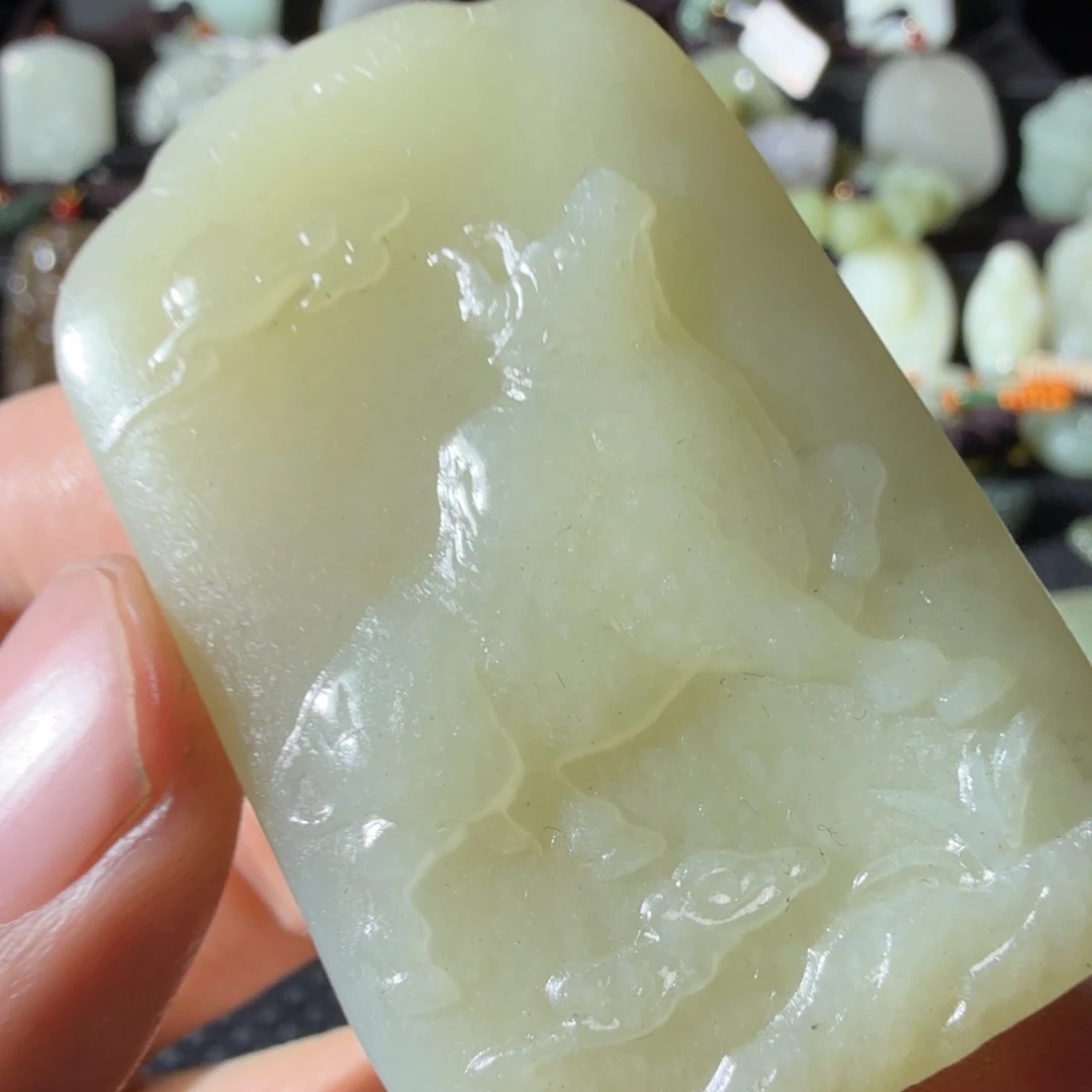 和田玉未镶嵌挂件