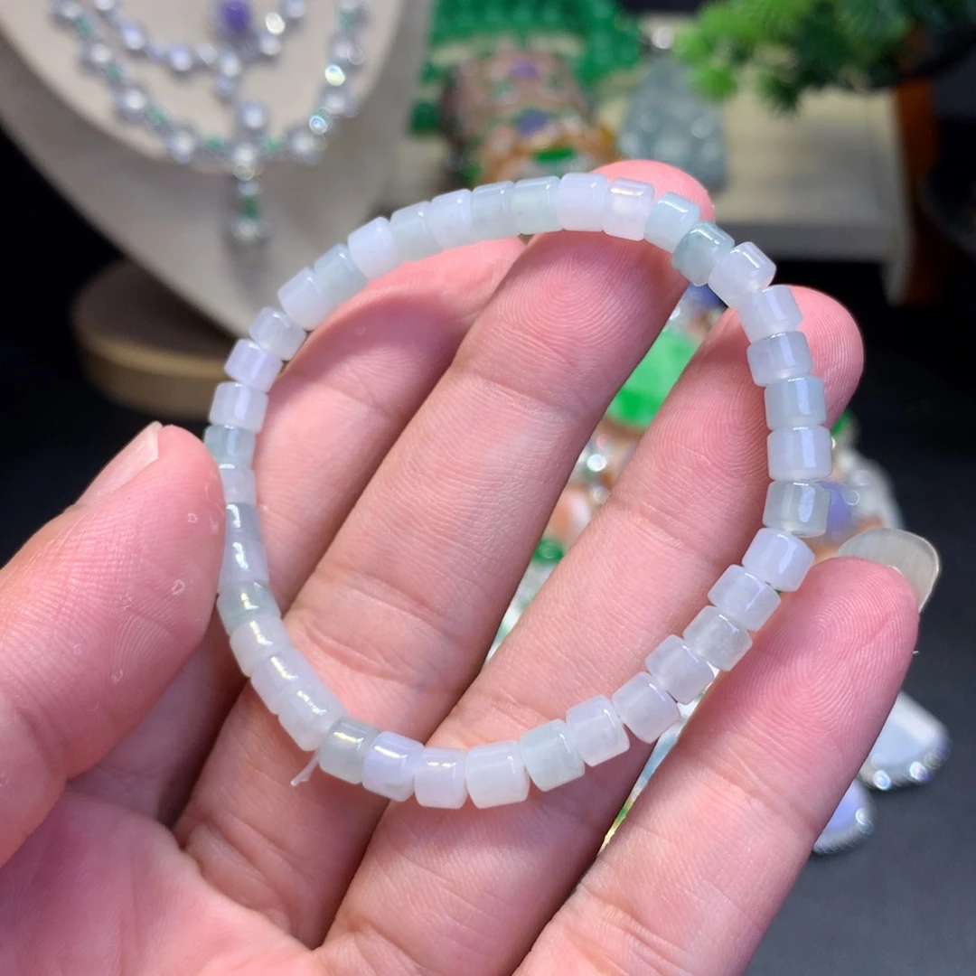 未镶嵌手链翡翠珠子