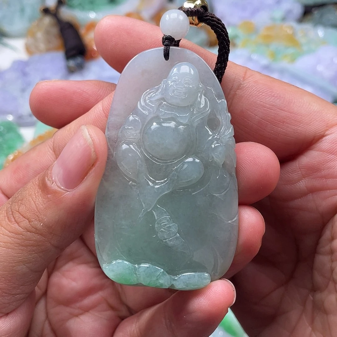 翡翠未镶嵌颈饰翡玉缘翡翠