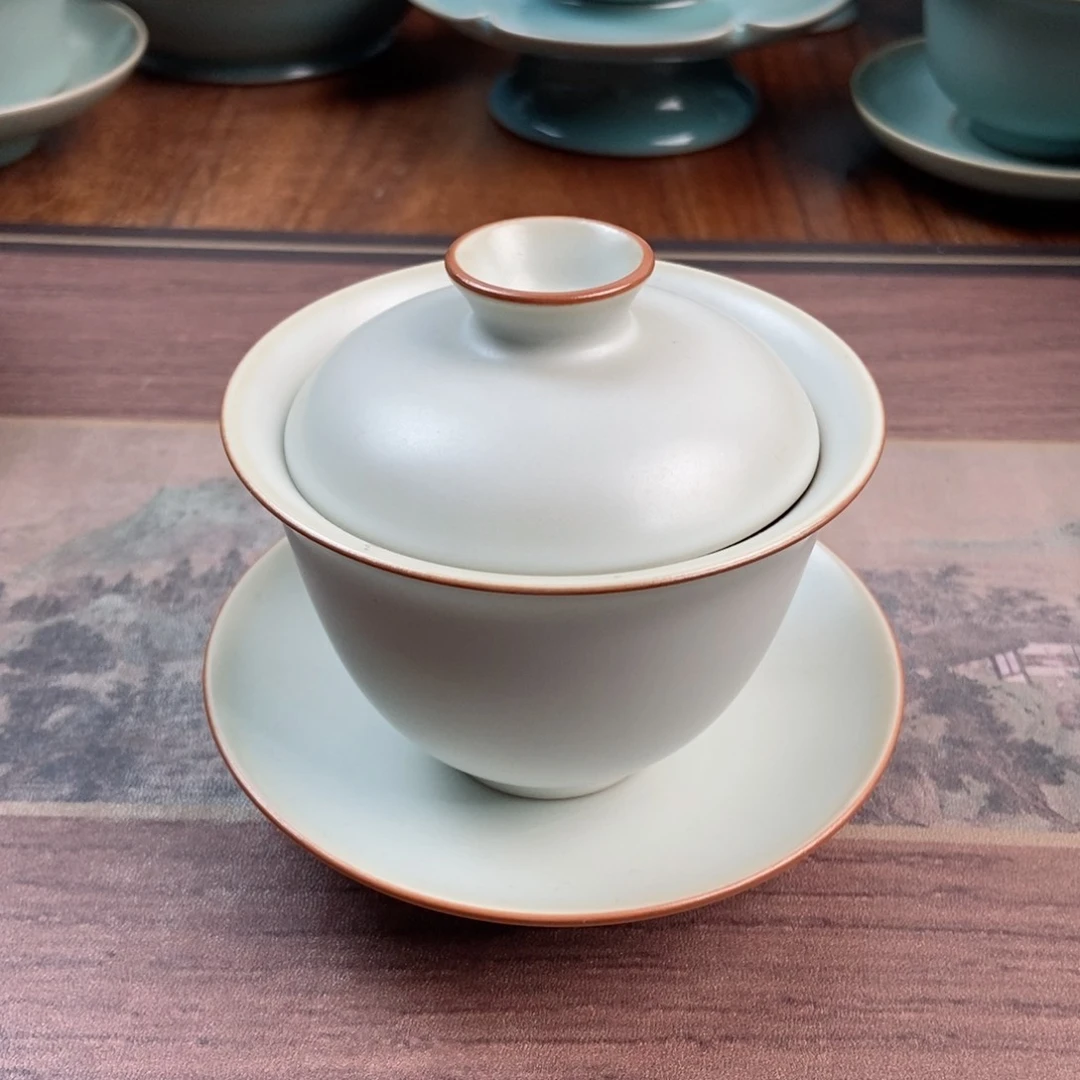 摆件原产地原矿汝瓷～茶器