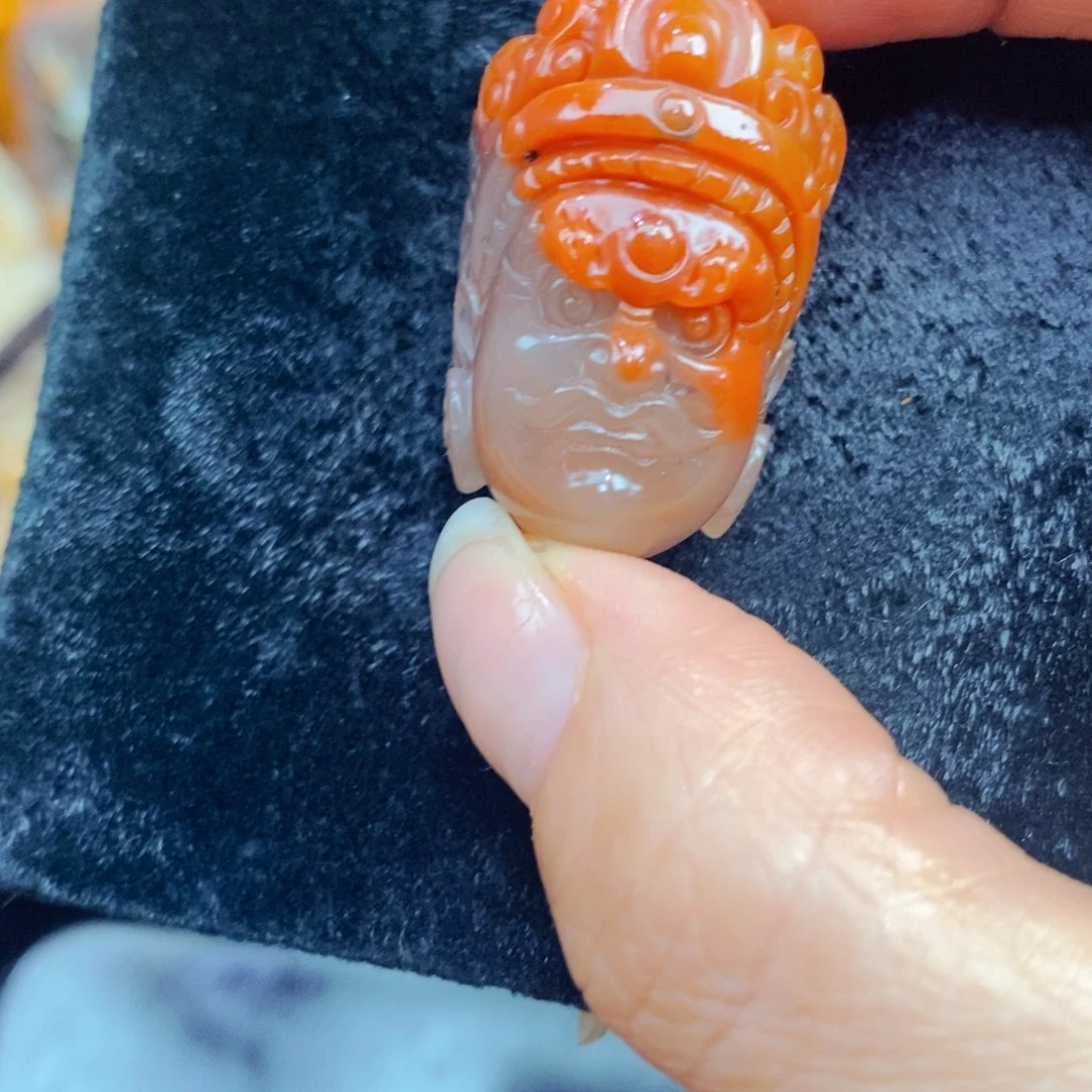 未镶嵌石英质玉（黄龙玉）吊坠(不含链)