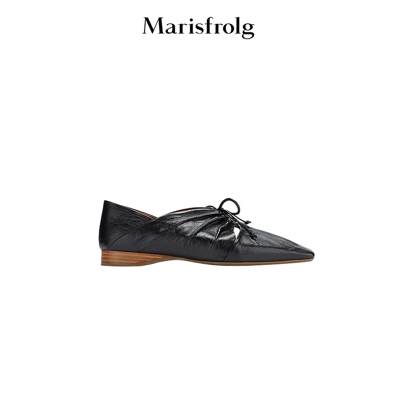 Marisfro玛丝菲尔女士黑色低跟百搭鞋子A2EG24254