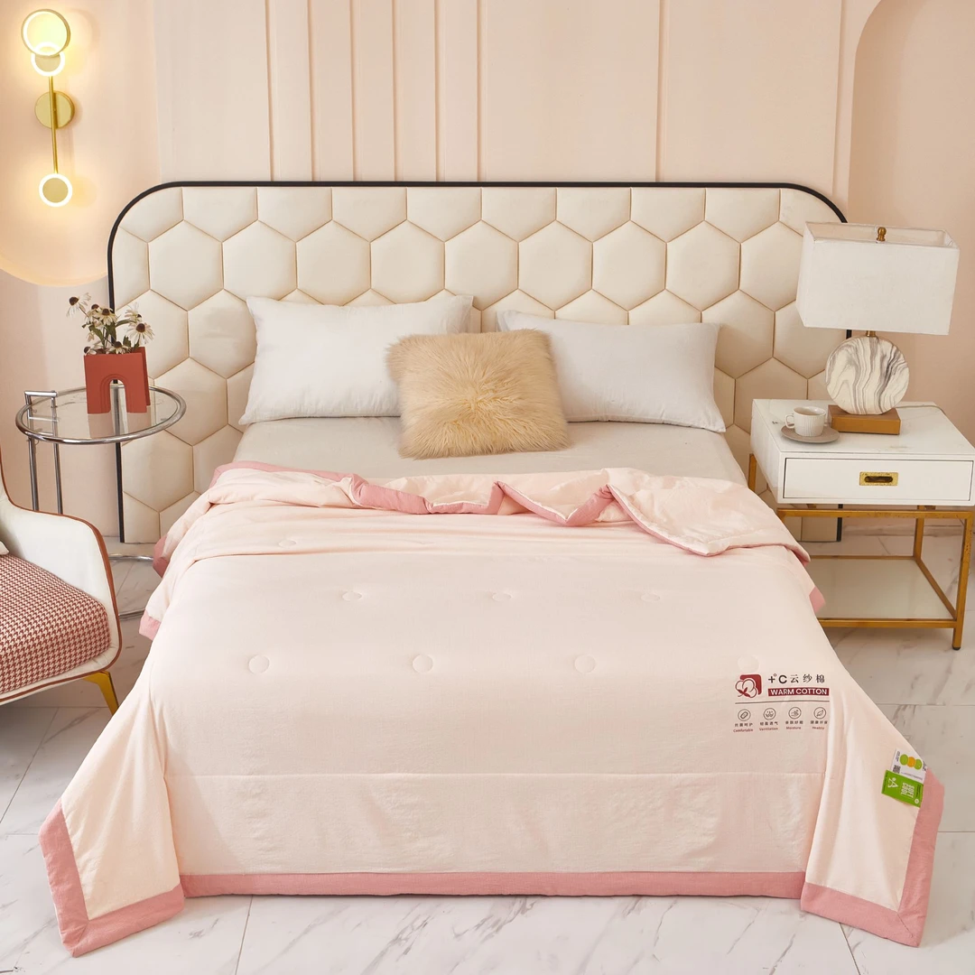 有氧云沙棉A类空调被夏被学生宿舍单人薄被透气可机洗被褥春夏