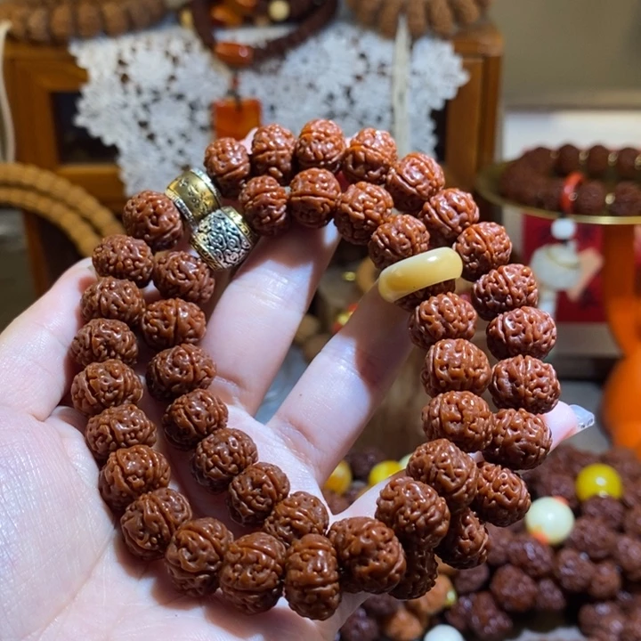 手串金刚菩提136玉华矮桩老树王双圈一物