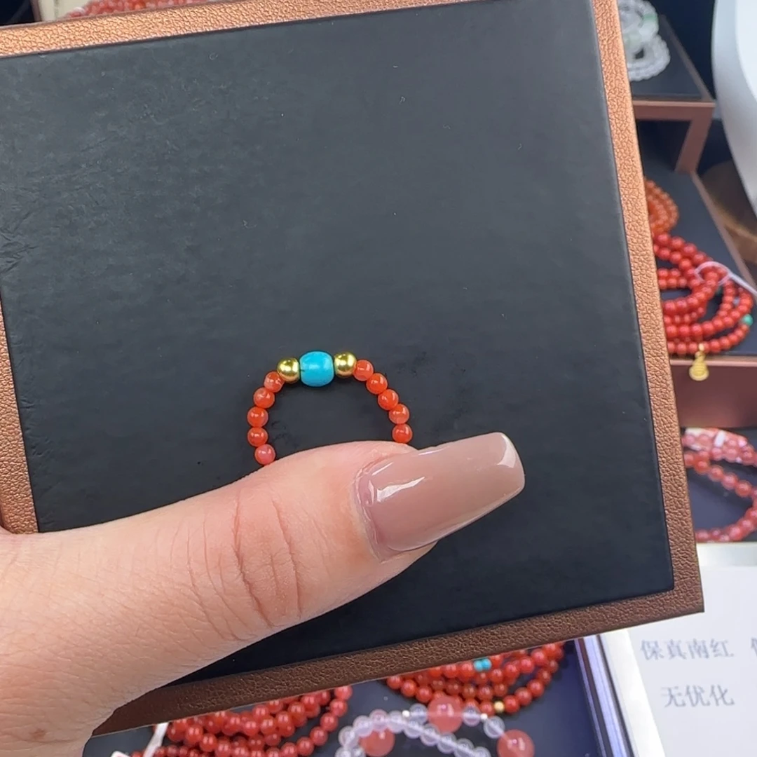 南红玛瑙未镶嵌手链