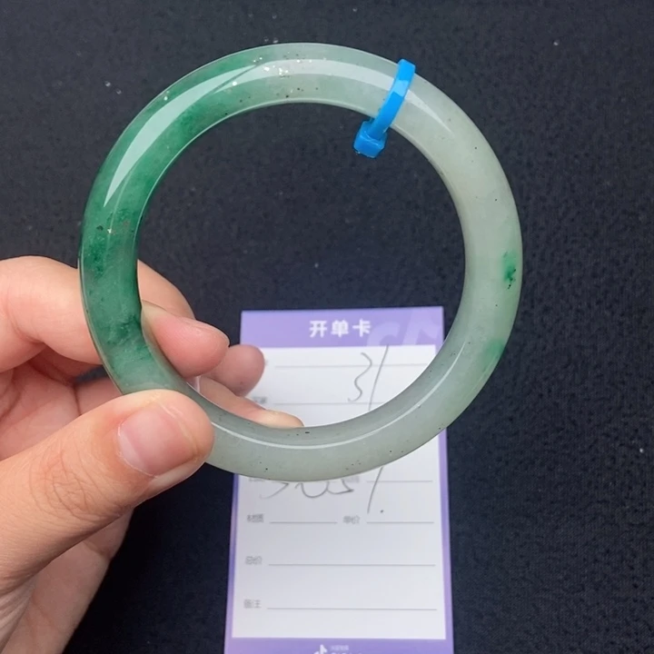 竹牌天然A货非洲翠手镯31