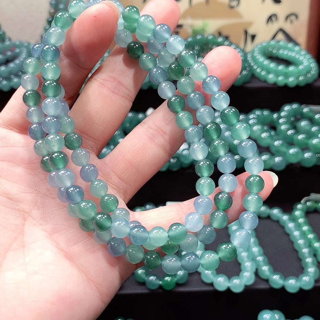 翡翠未镶嵌手链卡7