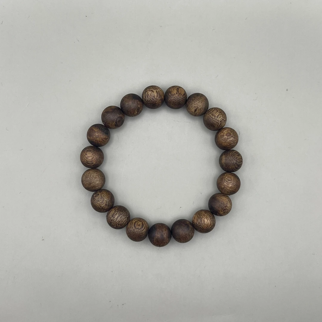 沉香【老蒙精选】BQV1129 南海1号 红土奇楠  沉香单圈手串