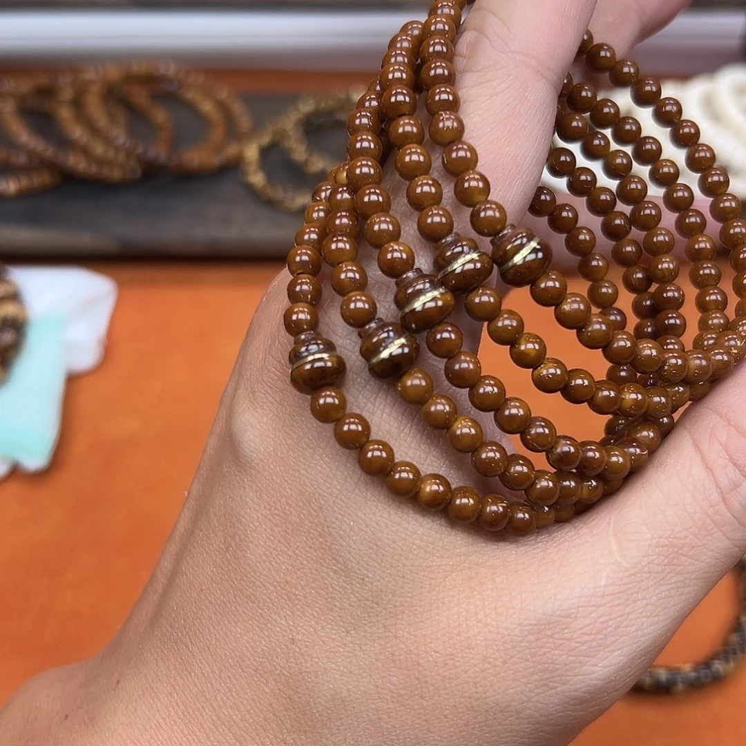 紫金鼠手串5鼠尖实心