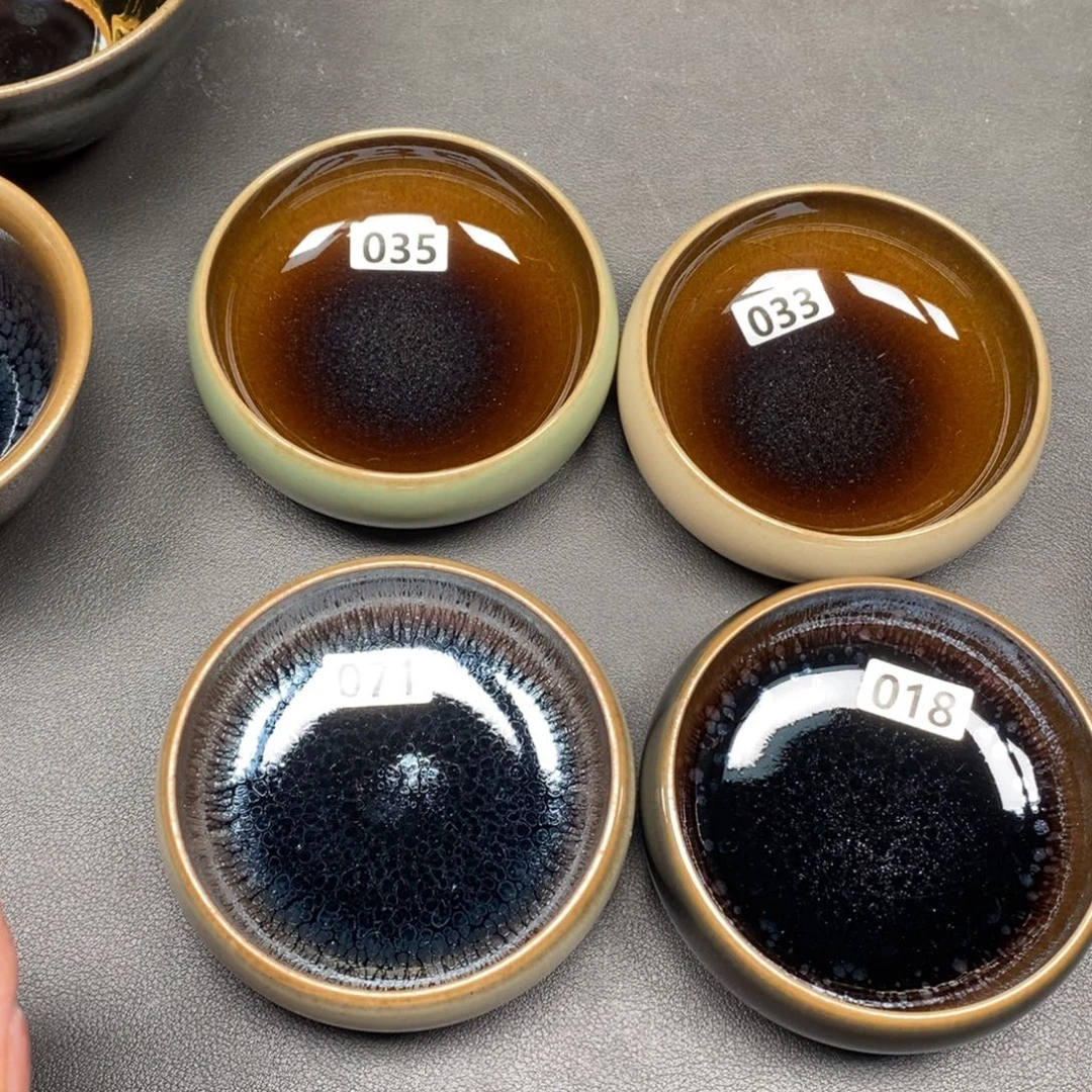 朱***飞茶盏建窑建盏主人杯4个
