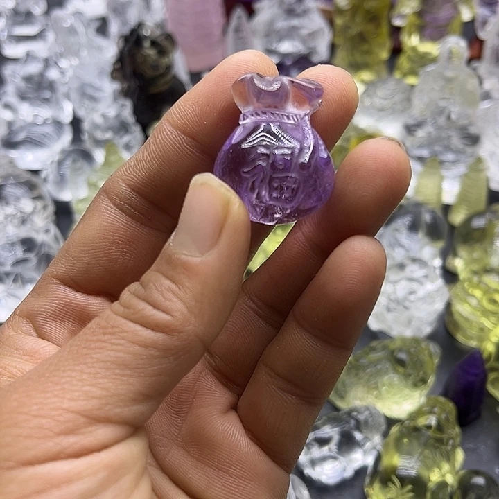 水晶摆件未镶嵌吊坠