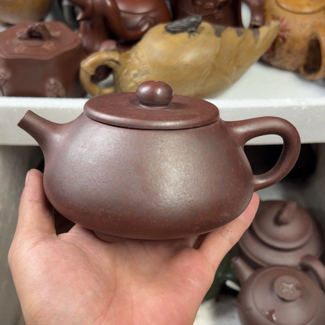 茶壶紫砂宜兴原矿紫砂壶450毫升容量