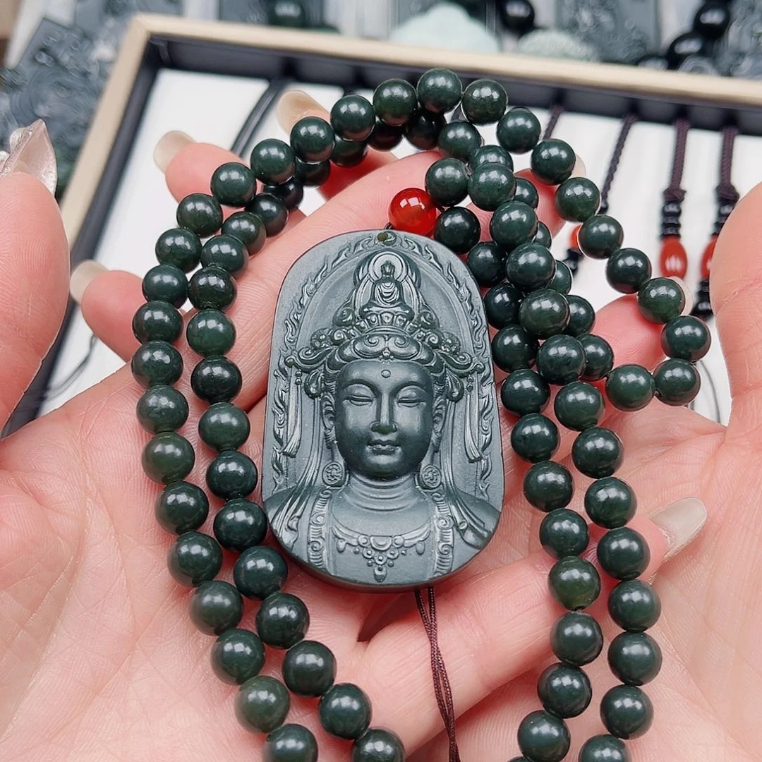 和田玉颈饰未镶嵌?***?