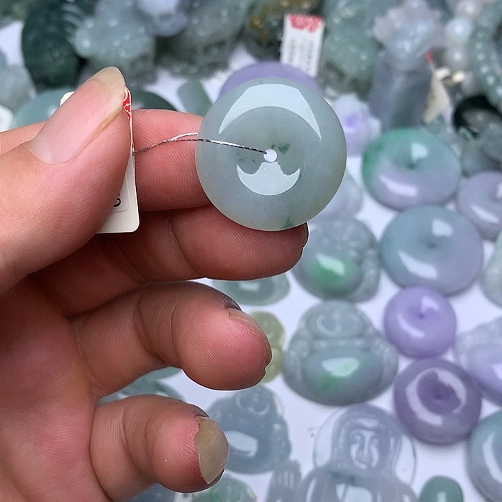 翡翠未镶嵌颈饰天然翡翠