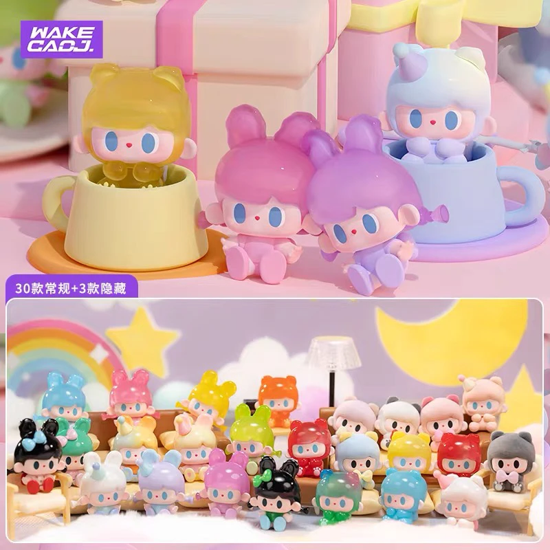 （代拆）兔兔与熊派对萌粒可爱摆件