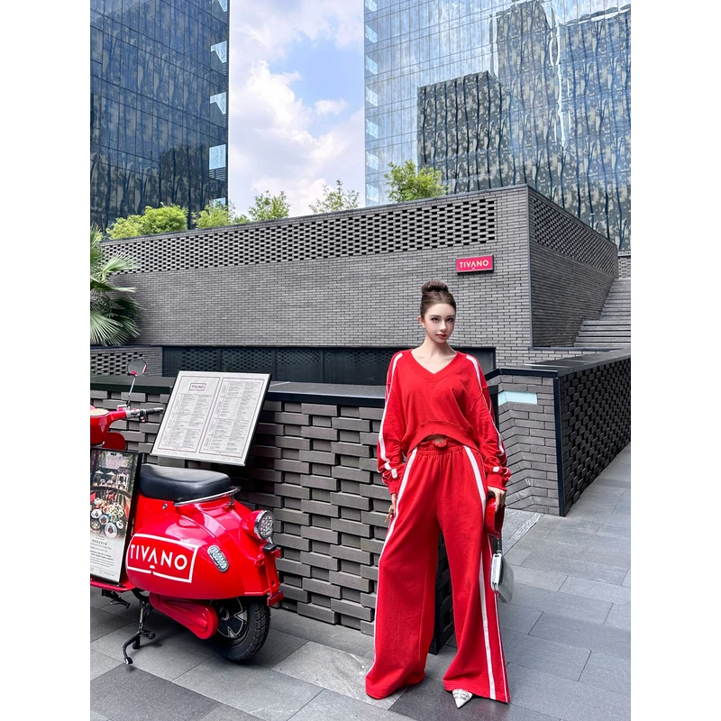 2024 初秋MIYUFUTUR“花开富贵”休闲运动套装（裤长107）