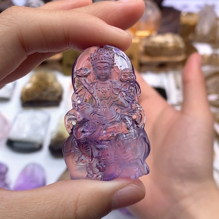 水晶颈饰未镶嵌空*定制