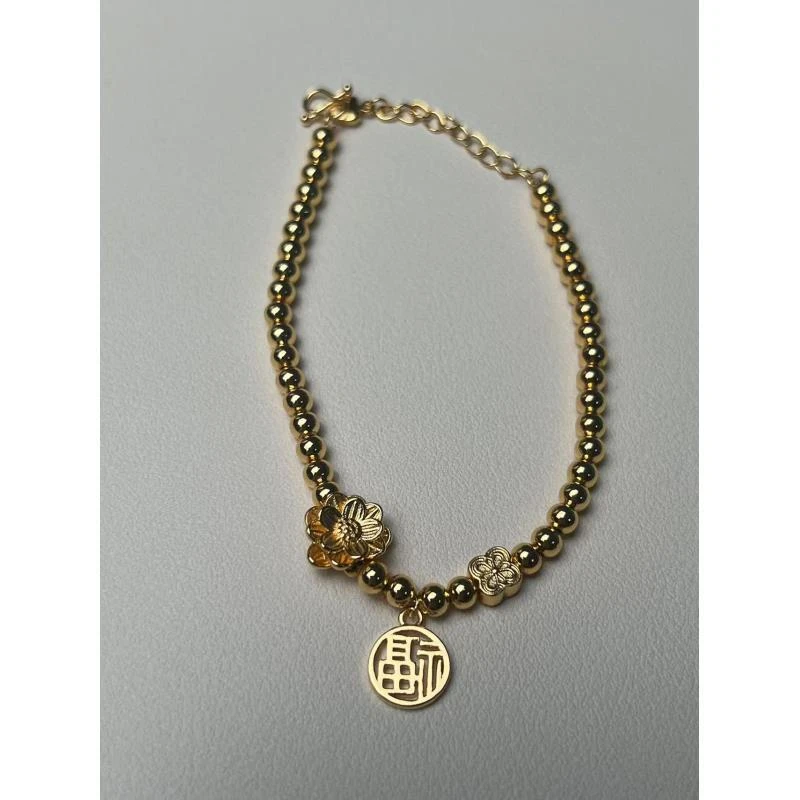 J0043 古法莲花精品手链