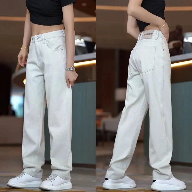 美式休闲高端牛仔裤男2025春季新款直筒裤时尚百搭潮牌帅气阔腿裤