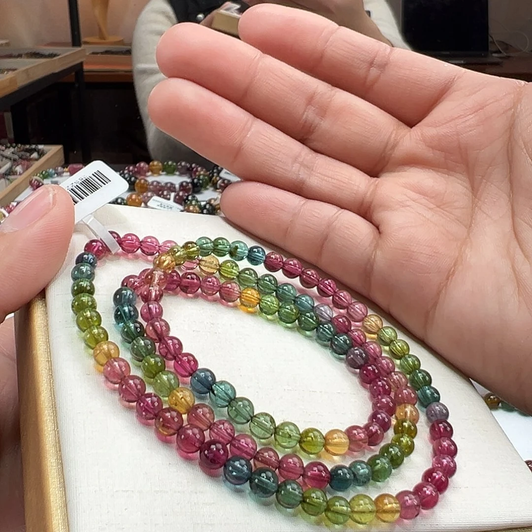 碧玺手串未镶嵌4.5mmmmm