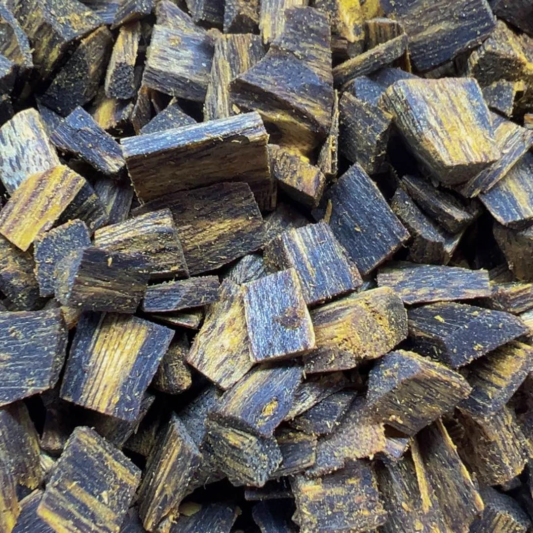 沉香碎屑沉香绿奇楠沉香张勺子高端大米粒30克