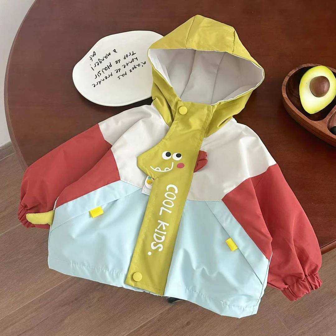 【新款爆品】儿童外套春秋款卡通新款儿童连帽衣服秋装小童装