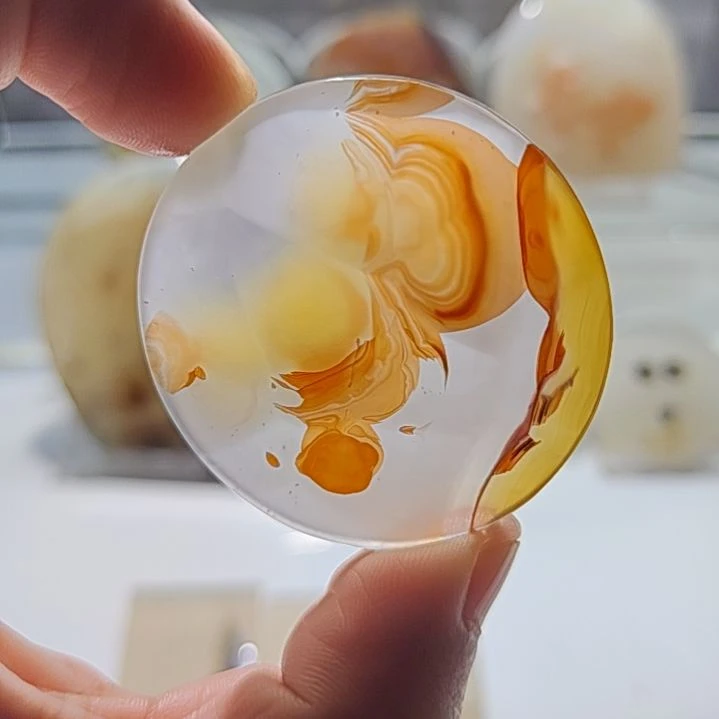 玛瑙/玉髓未镶嵌吊坠(不含链)53号