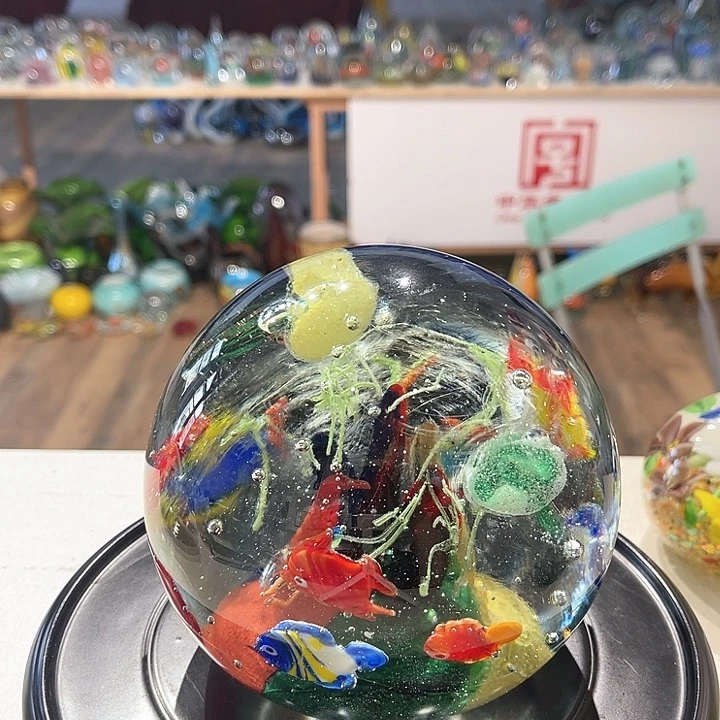 纯手工制作琉璃产品瑕疵炸裂