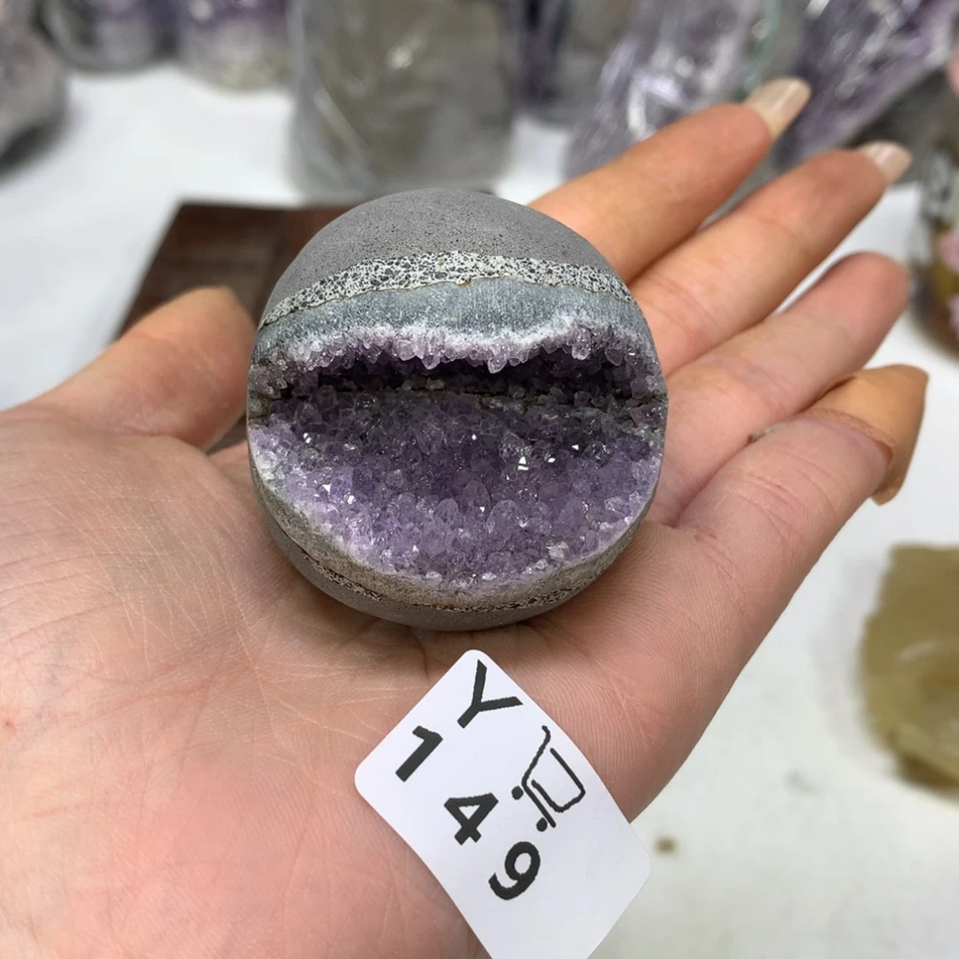 紫晶摆件未镶嵌水晶