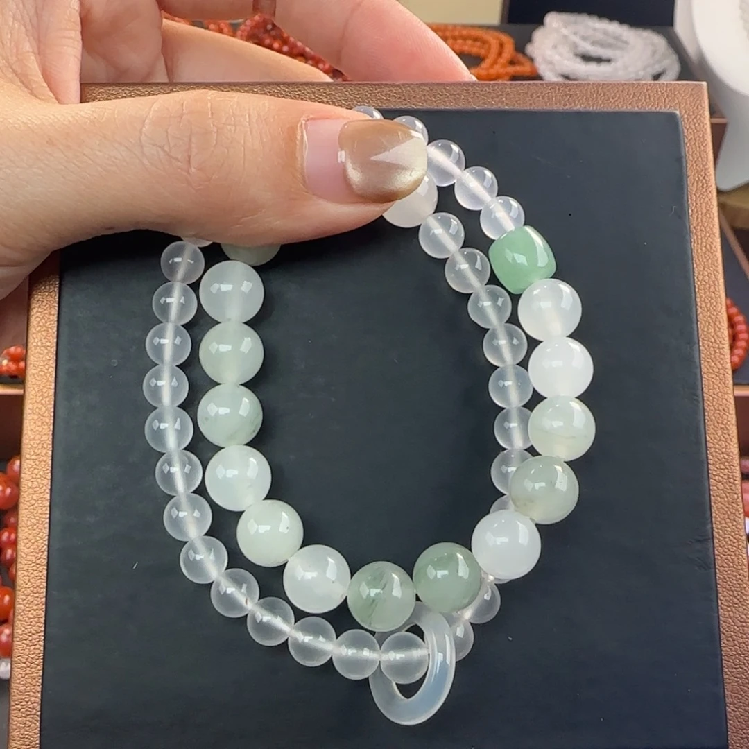 南红玛瑙未镶嵌手链