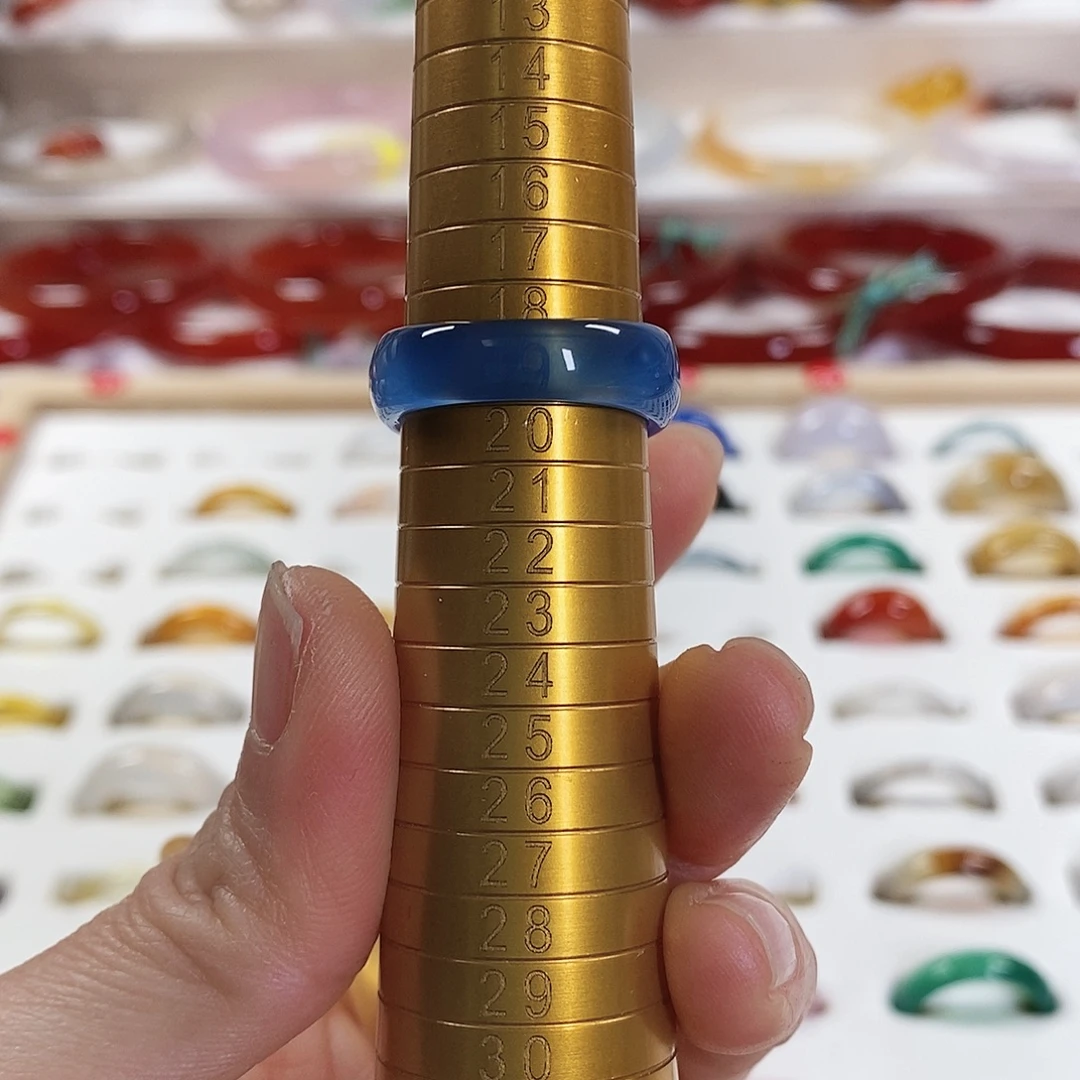 ༺***⁰玛瑙/玉髓未镶嵌戒指