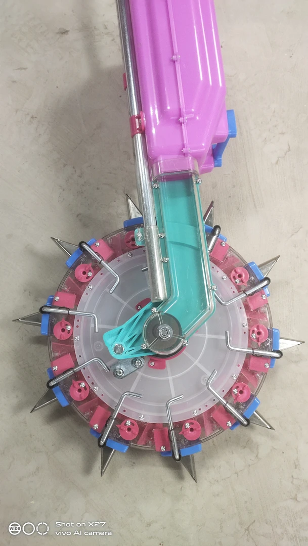 10咀永强手推精量滚动式深施肥耧下肥量可调10咀施肥距离约16公分