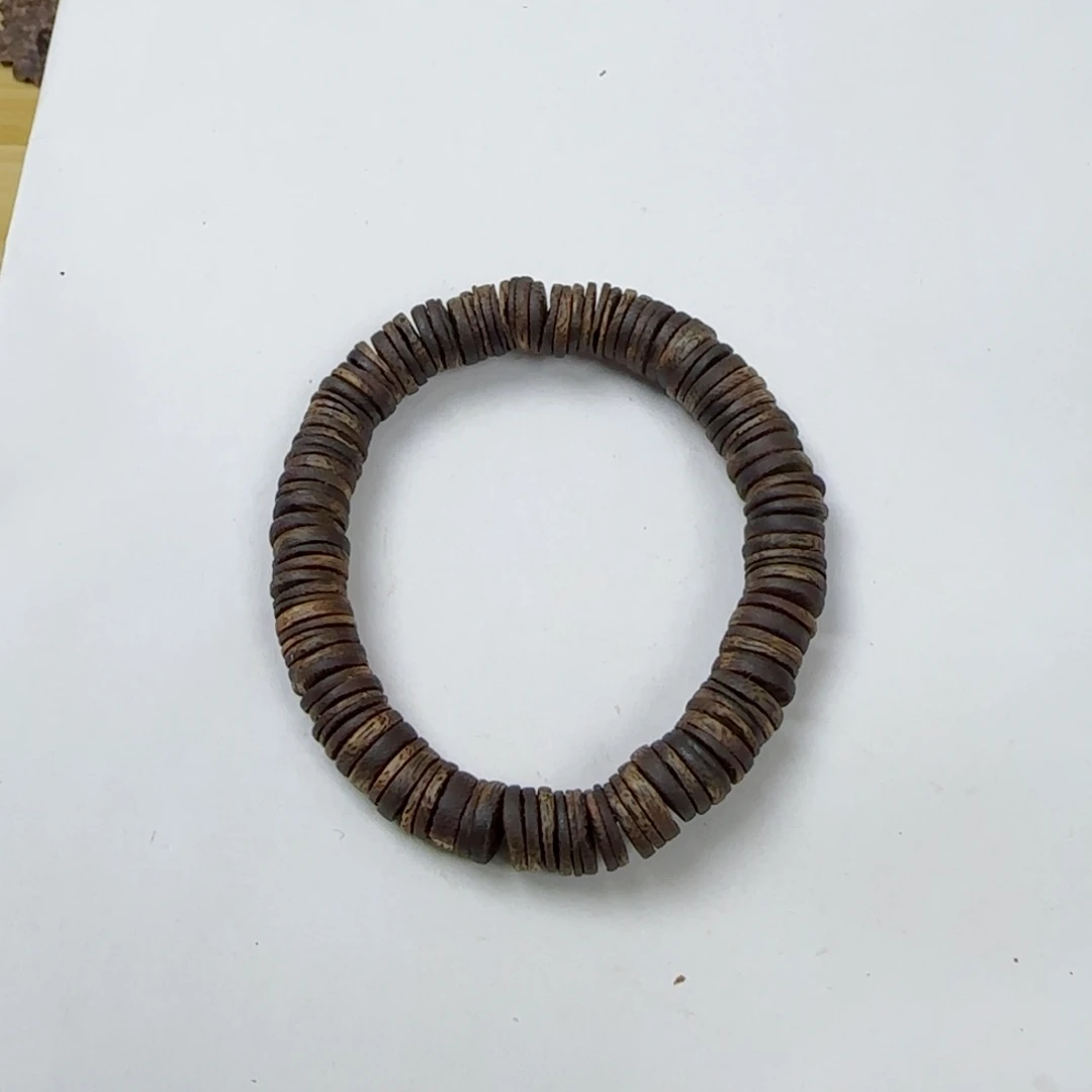 沉香木手串奇楠沉水片珠13.7g