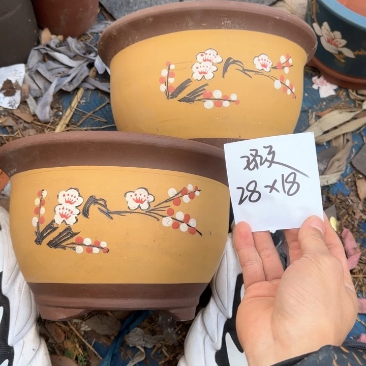 紫砂花盆特价清仓