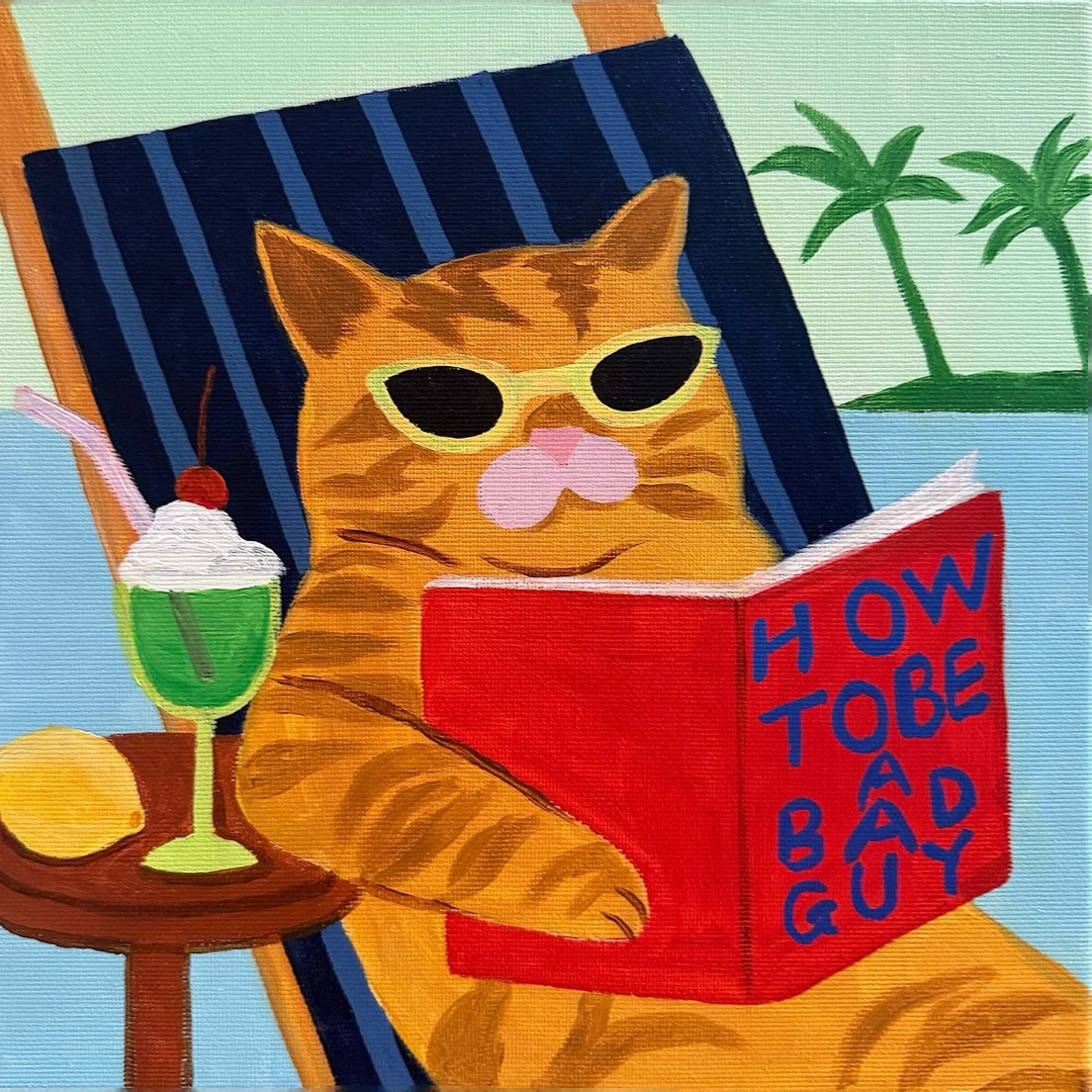 【跩喵】丙烯家居挂画现代百搭