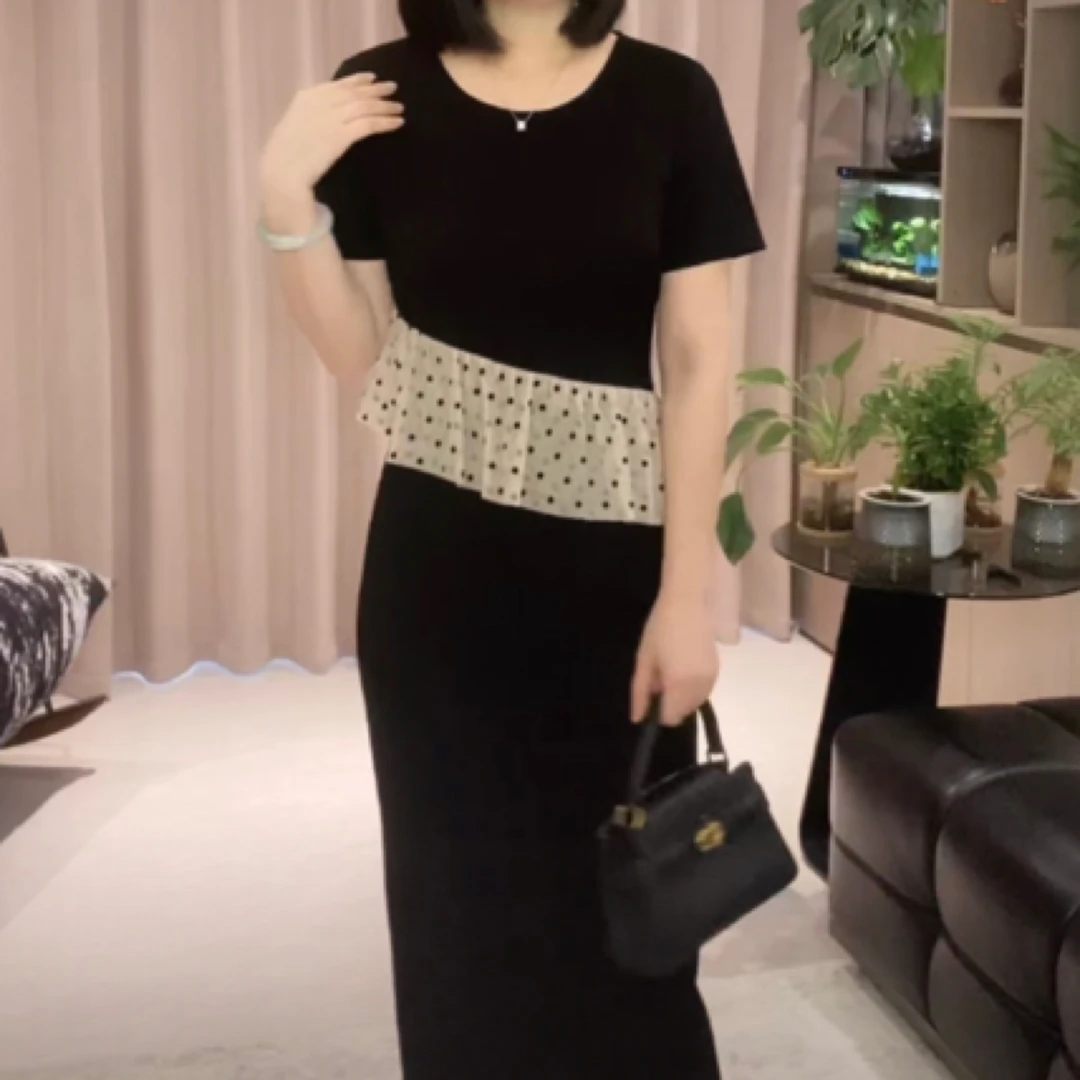 轻奢高级感气质显瘦女人味高级感连衣裙YF25246