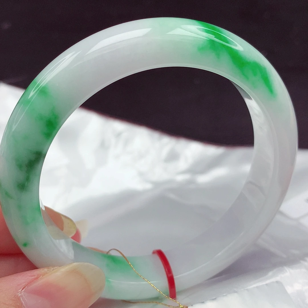 翡翠未镶嵌手镯58圈946