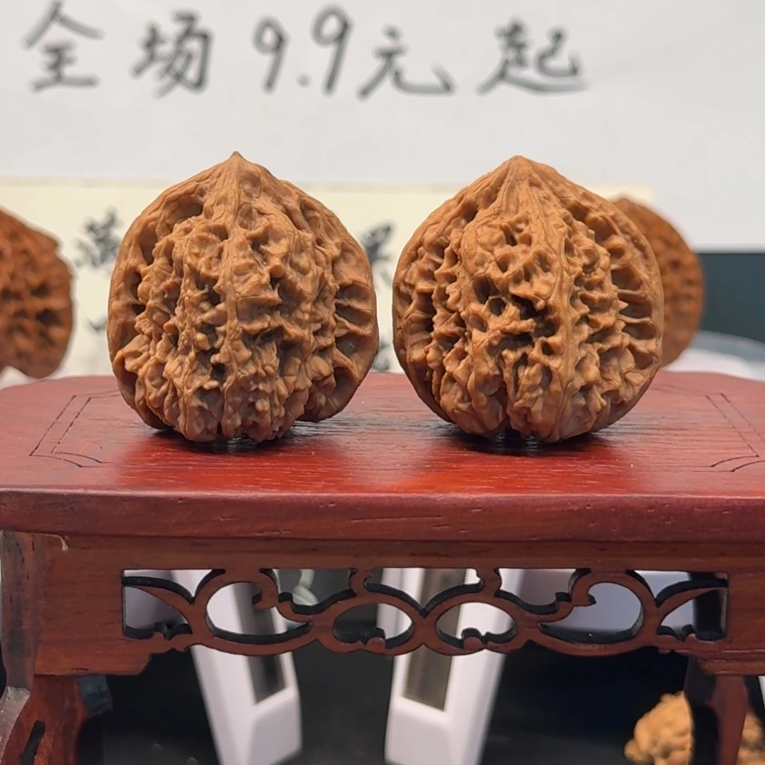 文玩核桃把件74号野牛边39肚37高39全品无药无修原生态